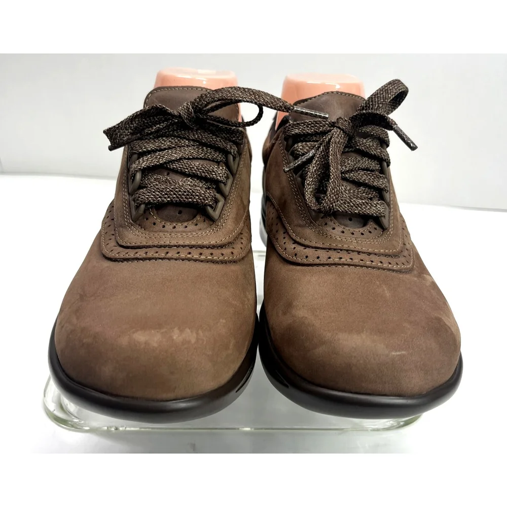 SAS Walk Easy Shoes Size 8 M Brown Nubuck Leather Comfort‎ Made USA New W/O Box